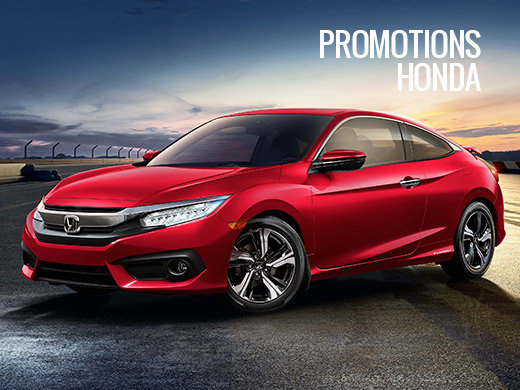 Économisez grâce à nos promotions Honda!