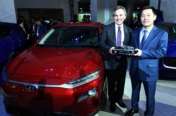 Hyundai Kona, gagnante des prix du NACTOY, meilleur achat 2019