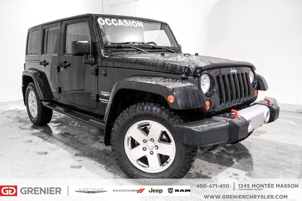 Used 2012 Jeep Wrangler Unlimited 4 Door 2 Toits Sahara Cuir Off