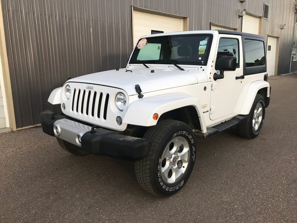 Used 2015 Jeep Wrangler Sahara 4x4 White 62 420 Km For Sale