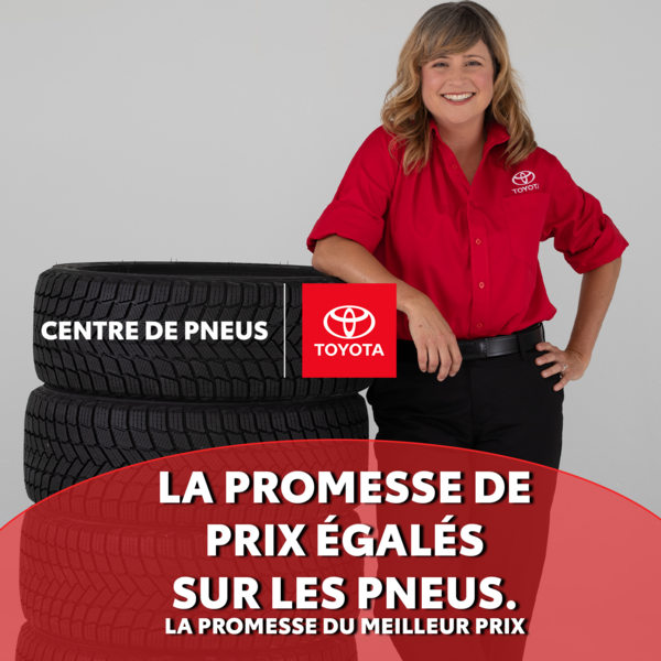 La promesse de prix égalés sur les pneus