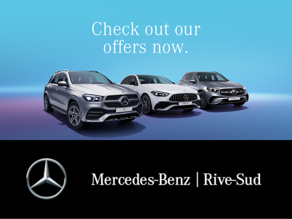 Check out this month's offers at Mercedes-Benz Rive-Sud