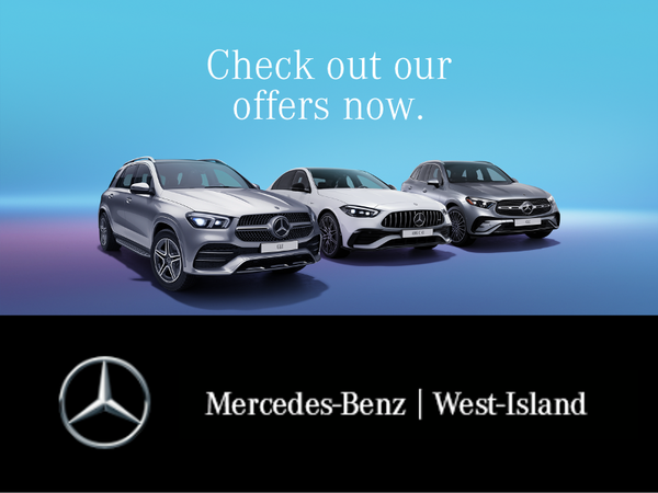 Check out this month's offers at Mercedes-Benz West-Island
