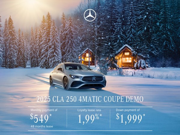 Offer on the CLA 250 Coupe, 2025