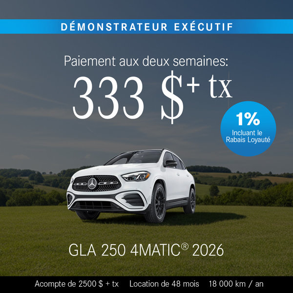 GLA 250 4MATIC 2026
