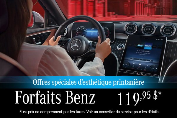 Forfaits Benz