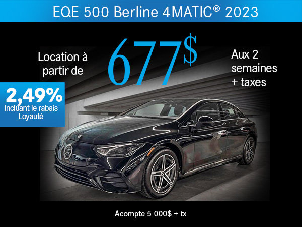 EQE 500 Berline 4MATIC 2023