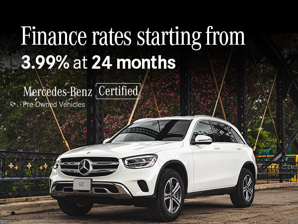 Finance rates starting from 3.99% at 24 months