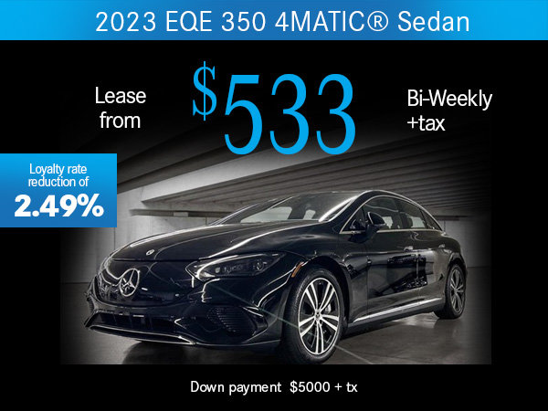 2023 EQE 350 4MATIC Sedan