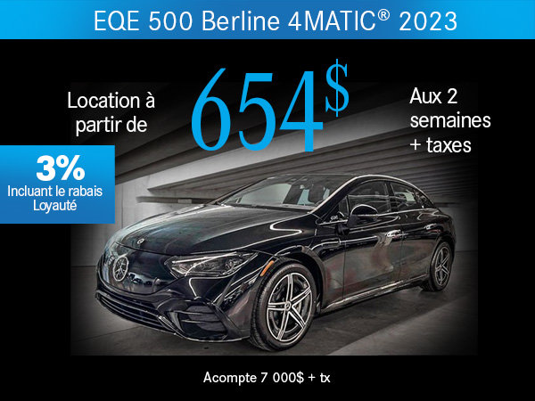EQE 500 Berline 4MATIC 2023