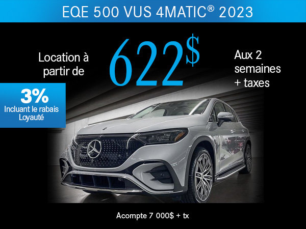 EQE 500 VUS 4MATIC 2023