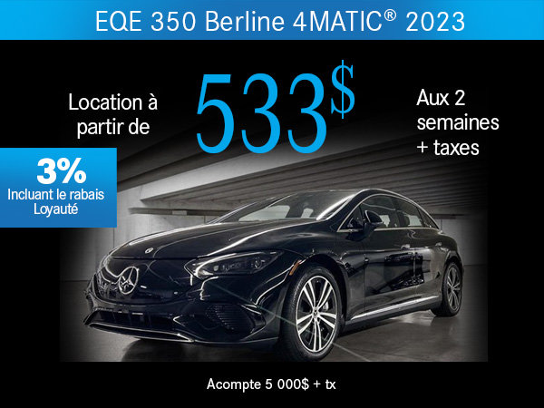 EQE 350 Berline 4MATIC 2023