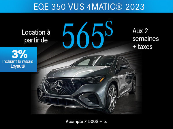 EQE 350 VUS 4MATIC 2023