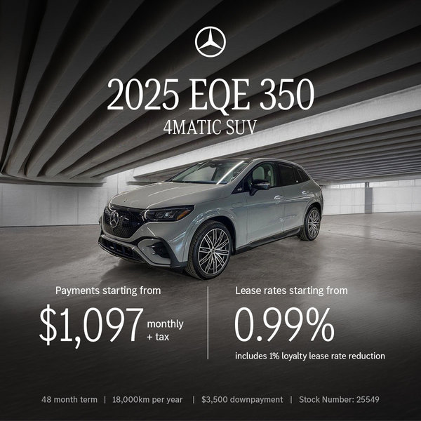 2025 EQE 350 4MATIC