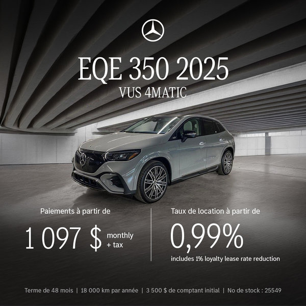 EQE 350 4MATIC 2025