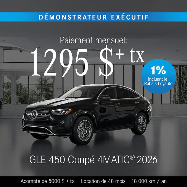 GLE 450 Coupe 4MATIC 2026