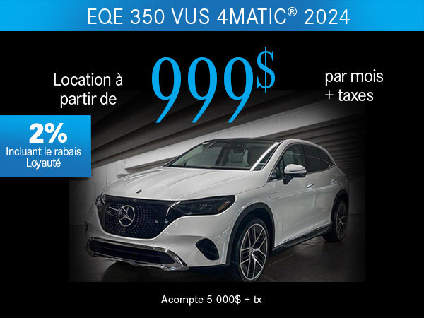 EQE 350 VUS 2024