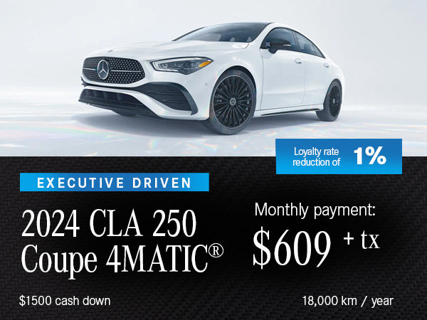 2024 CLA 250 Coupe 4Matic