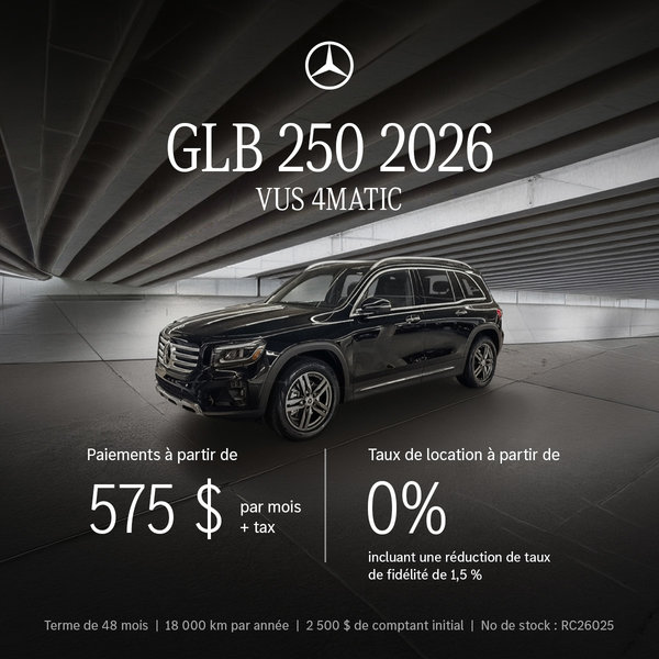 GLB 250 4MATIC 2026