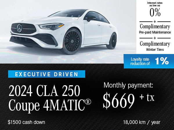 2024 CLA 250 Coupe 4Matic