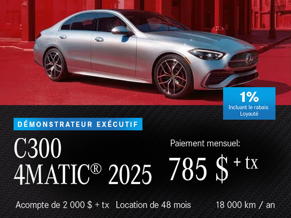 C 300 4Matic 2025