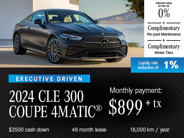 2024 CLE 300 Coupe 4Matic