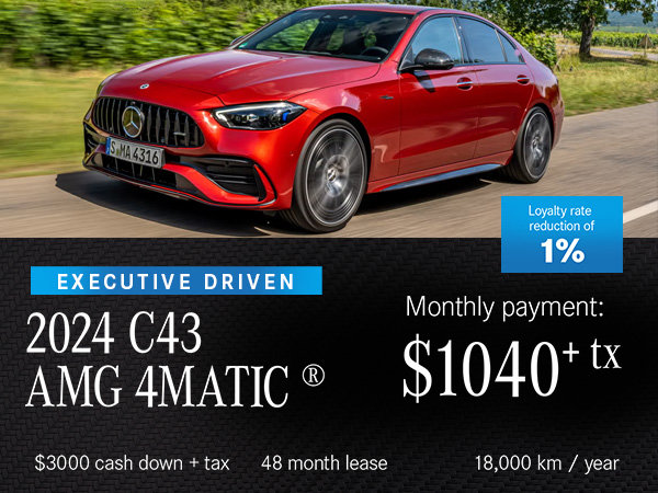 2024 C43 AMG 4Matic