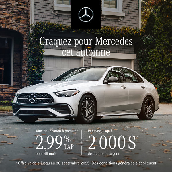 Craquez pour Mercedes cet automne CLA