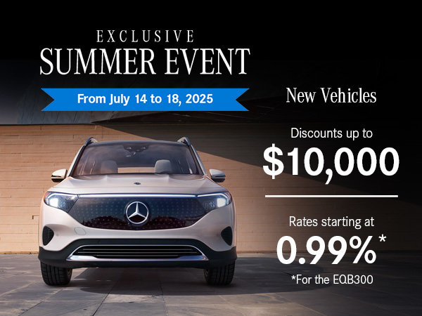 Summer Event New Vehicles