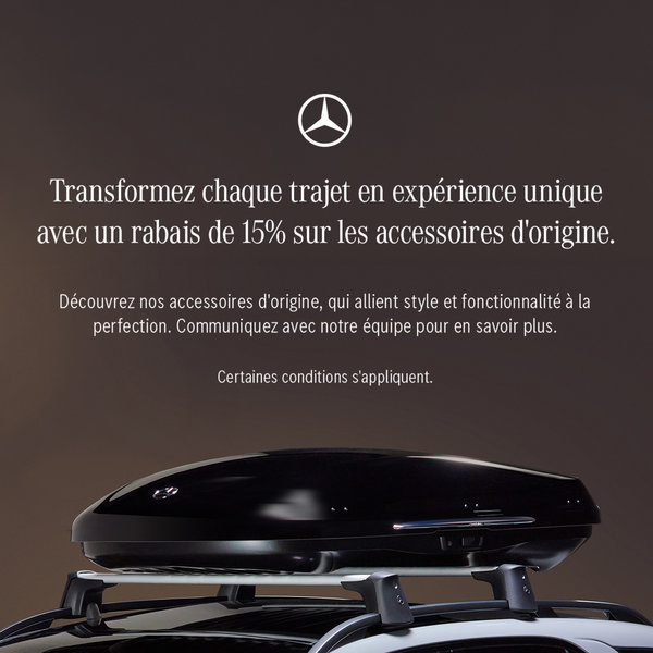 15% de rabais sure les accessoires