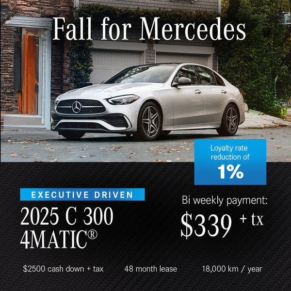 Executive Driven 2025 C300 4MATIC