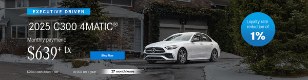 Executive Driven 2025 C300 4MATIC