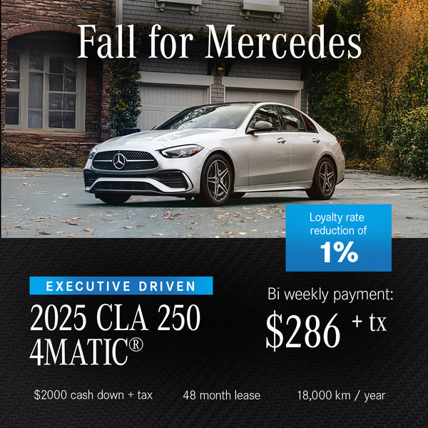 Executive Driven 2025 CLA 250 4MATIC