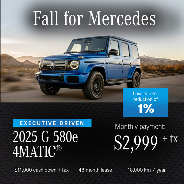Executive Driven 2025 G 580e 4MATIC
