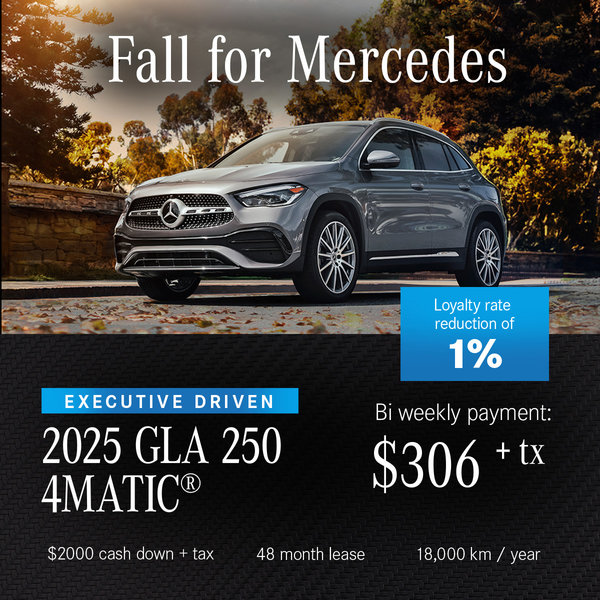 Executive Driven 2025 GLA 250 4MATIC