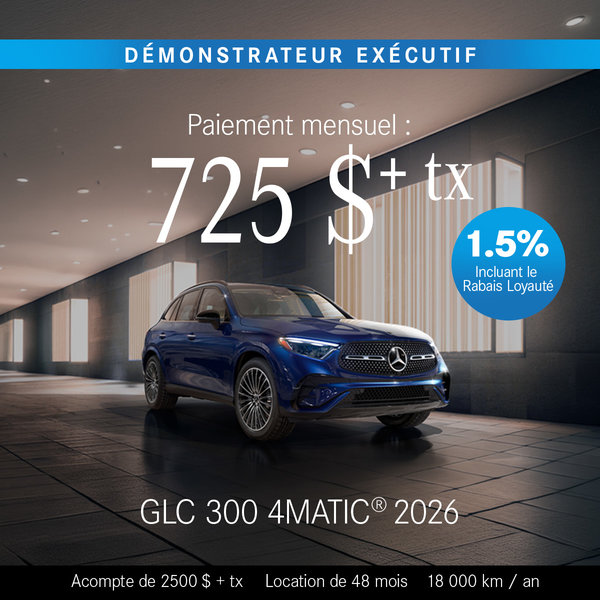 GLC 300 4MATIC VUS 2026
