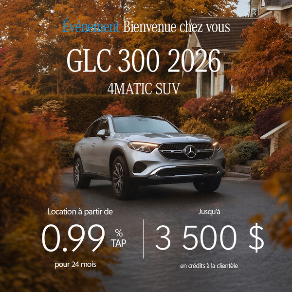 GLC 300 4MATIC VUS 2026
