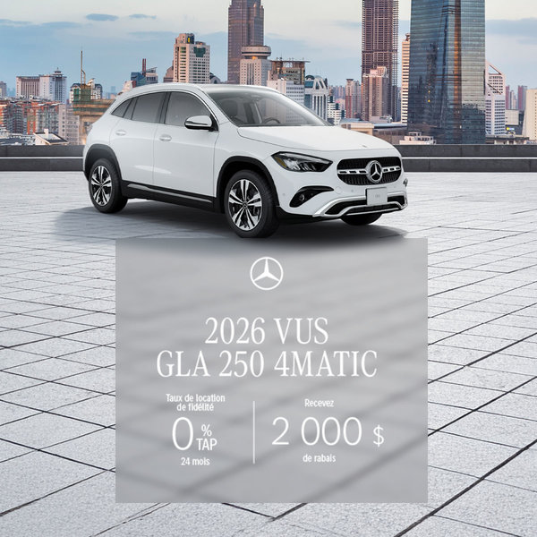 GLA 250 4MATIC VUS 2026