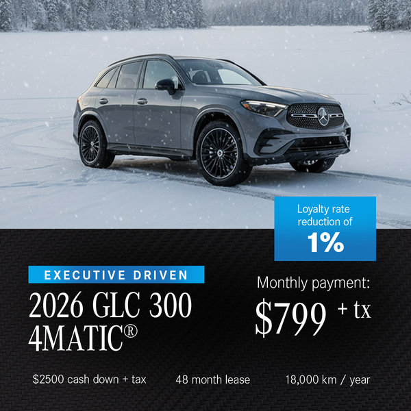Executive Driven 2026 GLC 300 4MATIC