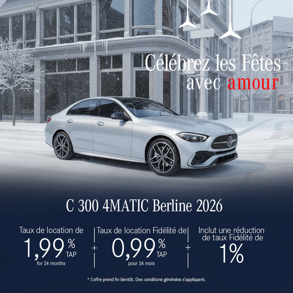 C 300 4MATIC Berline 2026