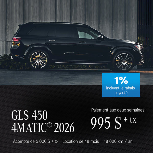 GLS 450 4MATIC SUV 2026