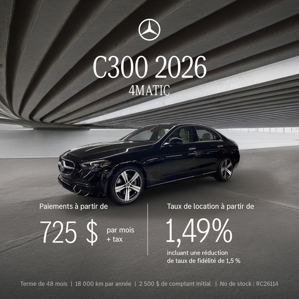 C300 2026 4MATIC