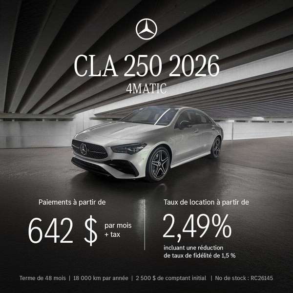 CLA 250 2026 4MATIC