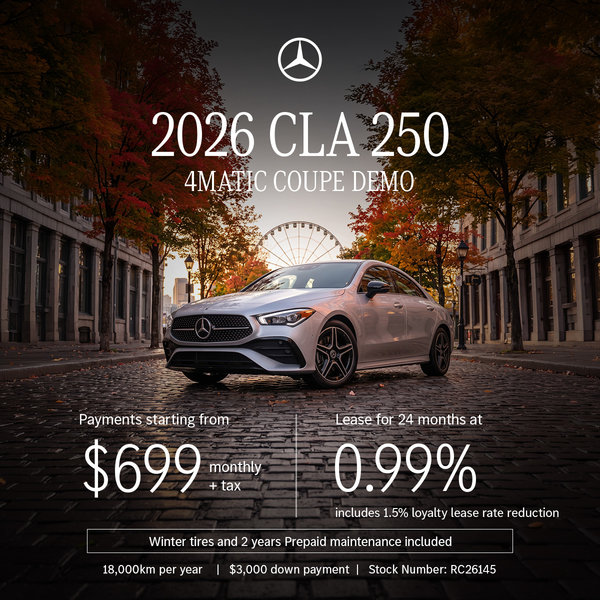 2026 CLA 250 4MATIC