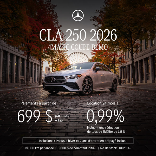 CLA 250 2026 4MATIC