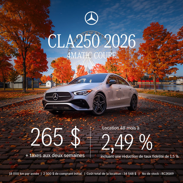 CLA 250 2026 4MATIC