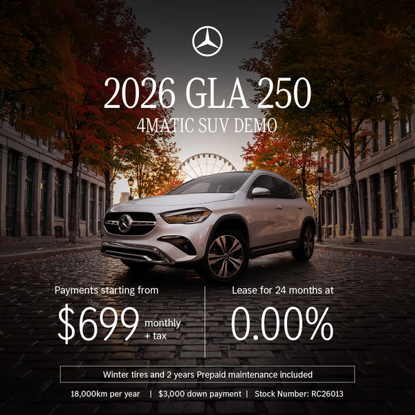 2026 GLA 250 4MATIC SUV