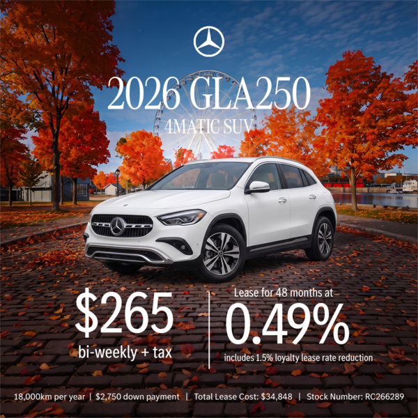 2026 GLA 250 4MATIC SUV