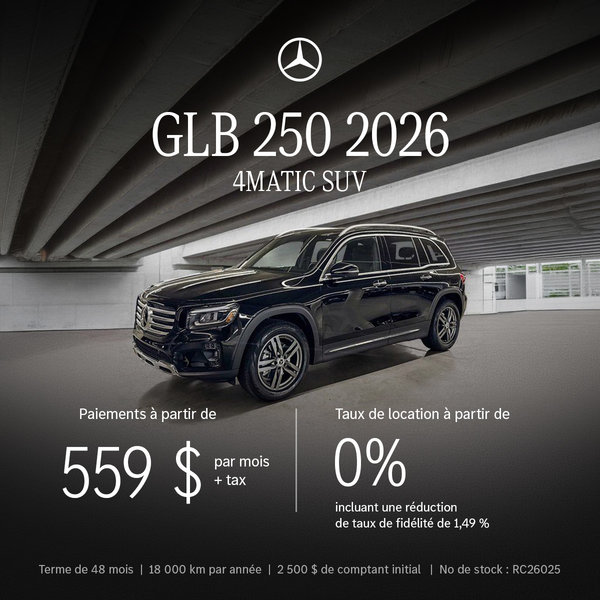 2026 GLB 250 4MATIC SUV