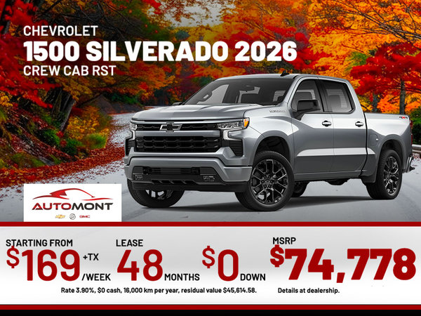 Chevrolet 1500 Silverado RST 2026